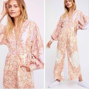 Free People Blooming Fields Jumpsuit. Size XS